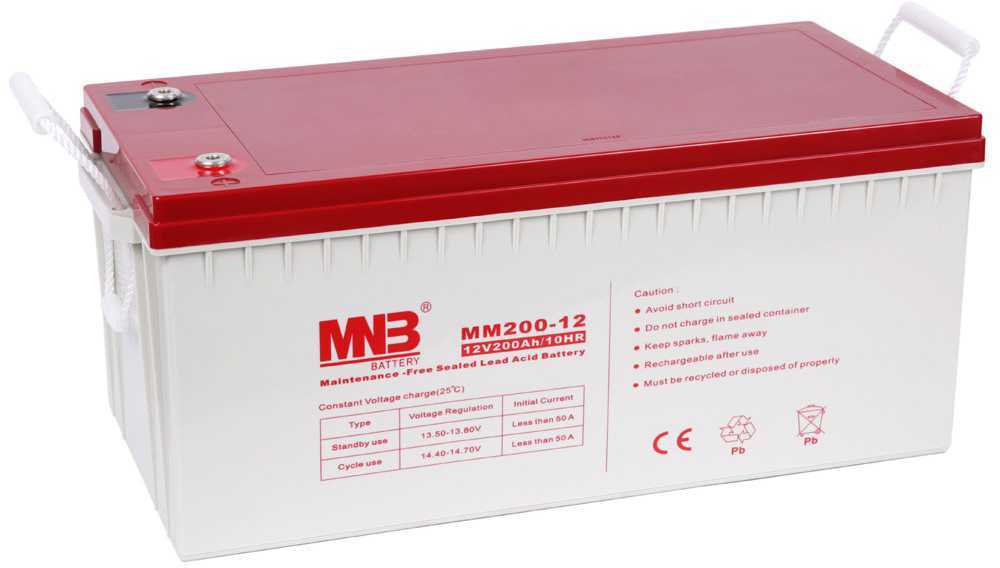 MNB Battery MM 200-12 Аккумуляторы фото, изображение