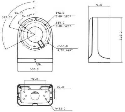 RVi-1BWM-4 white Кронштейны фото, изображение